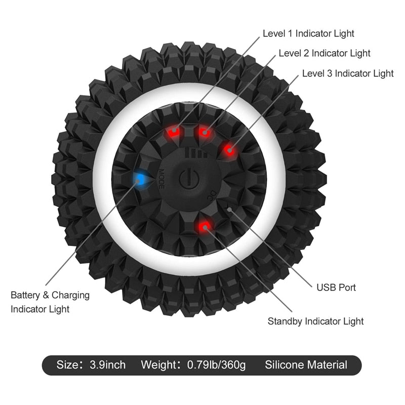 Electric Massage Ball 4-Speed Vibrating Massage Ball NaughtyNinja007 Electric Massage Ball 4-Speed Vibrating Massage Ball NaughtyNinja007